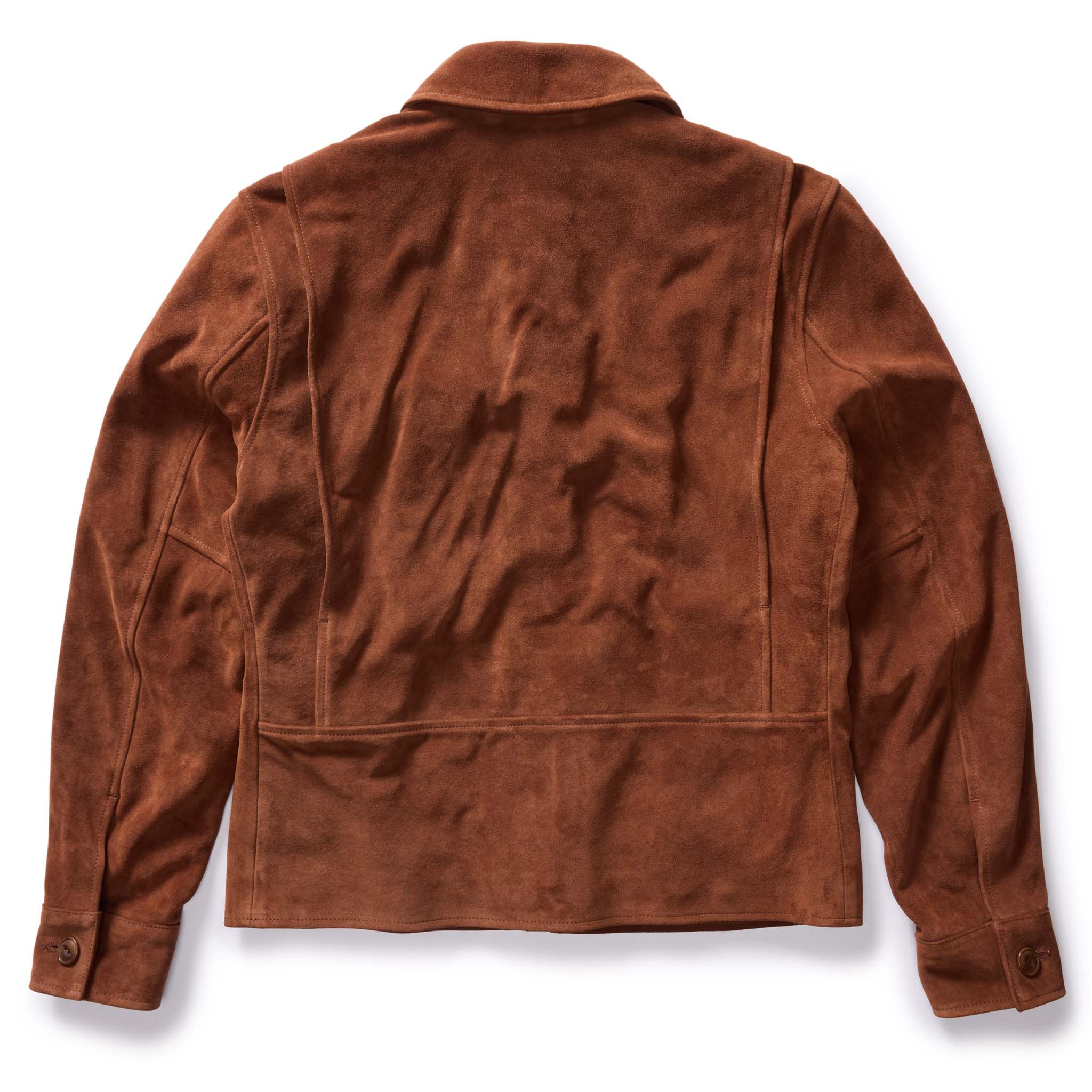 The Wyatt Jacket in Chocolate Suede - Image 10