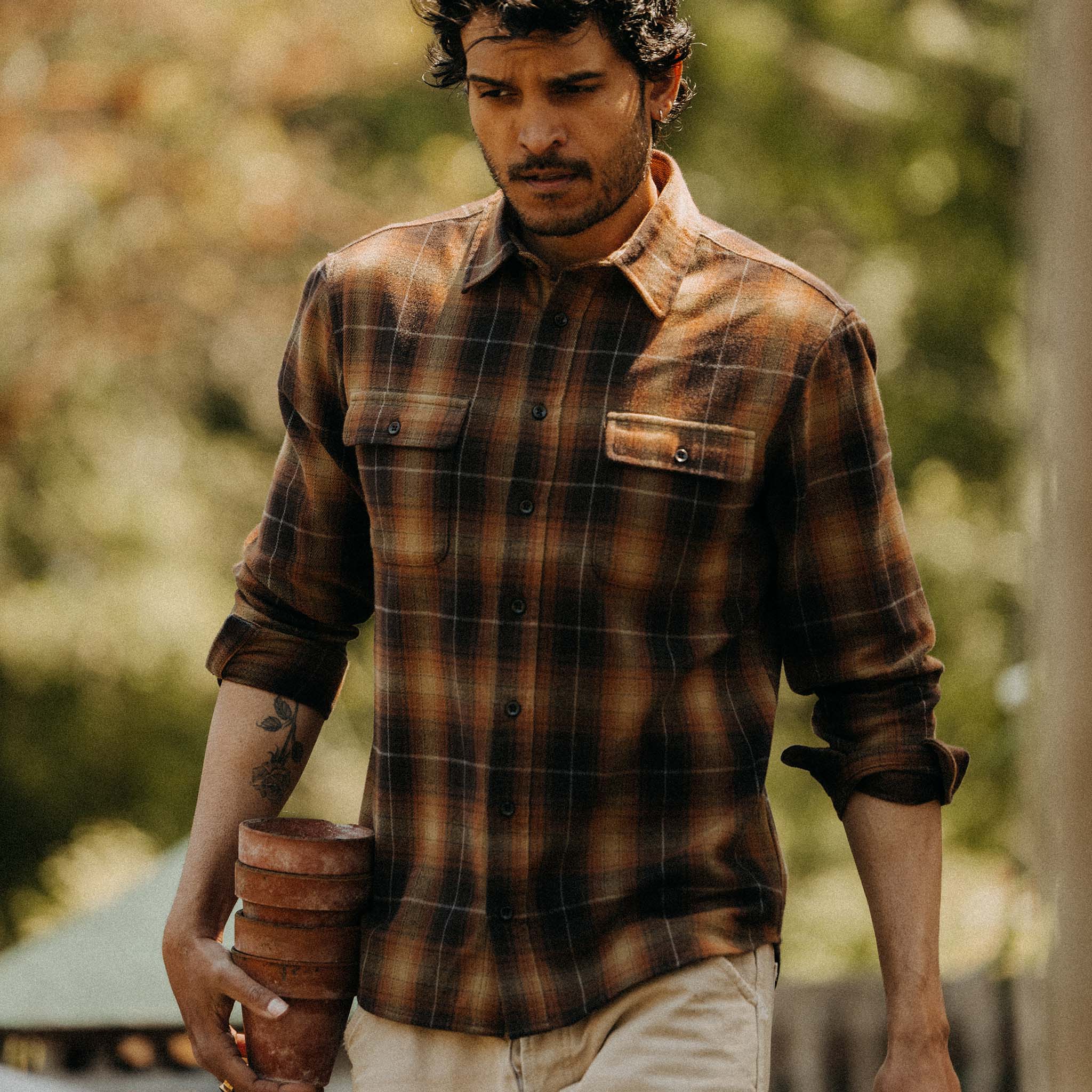 The Yosemite Shirt in Bonfire Plaid - Image 2