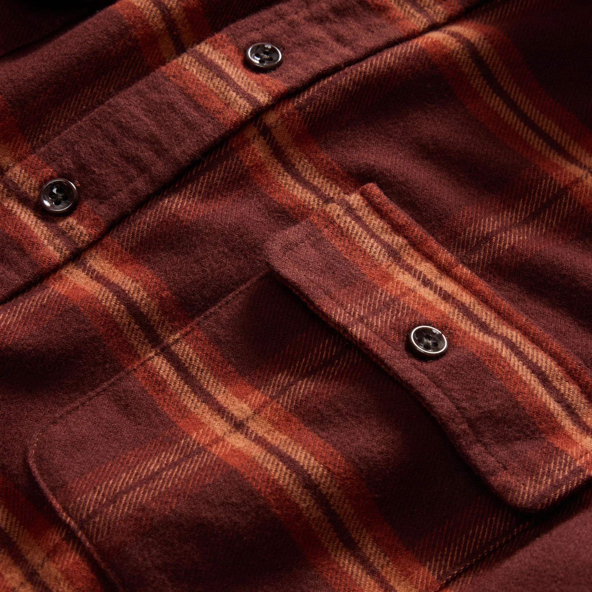 The Yosemite Shirt in Burnt Toffee Plaid - Image 7