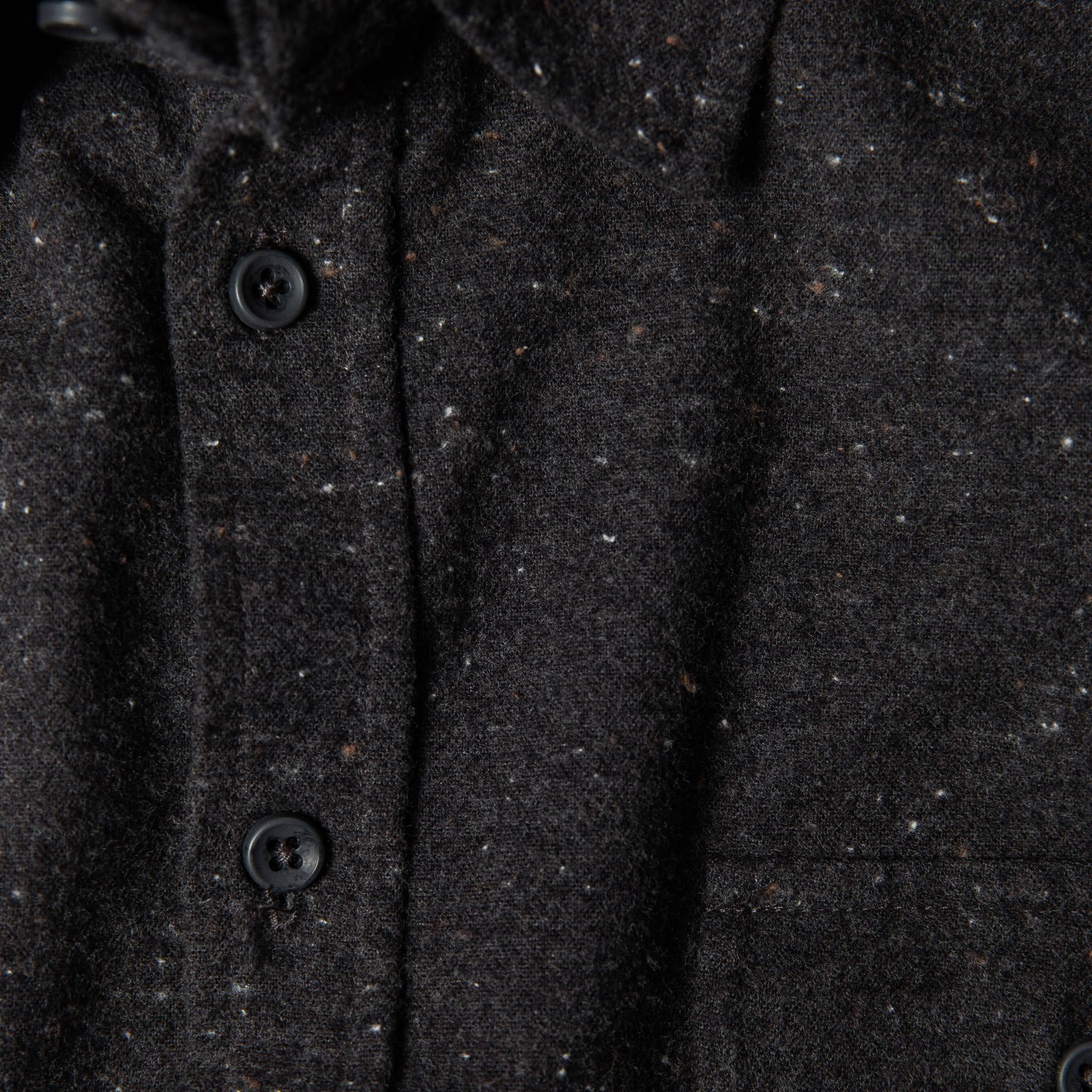 The Yosemite Shirt in Charcoal Donegal - Image 7