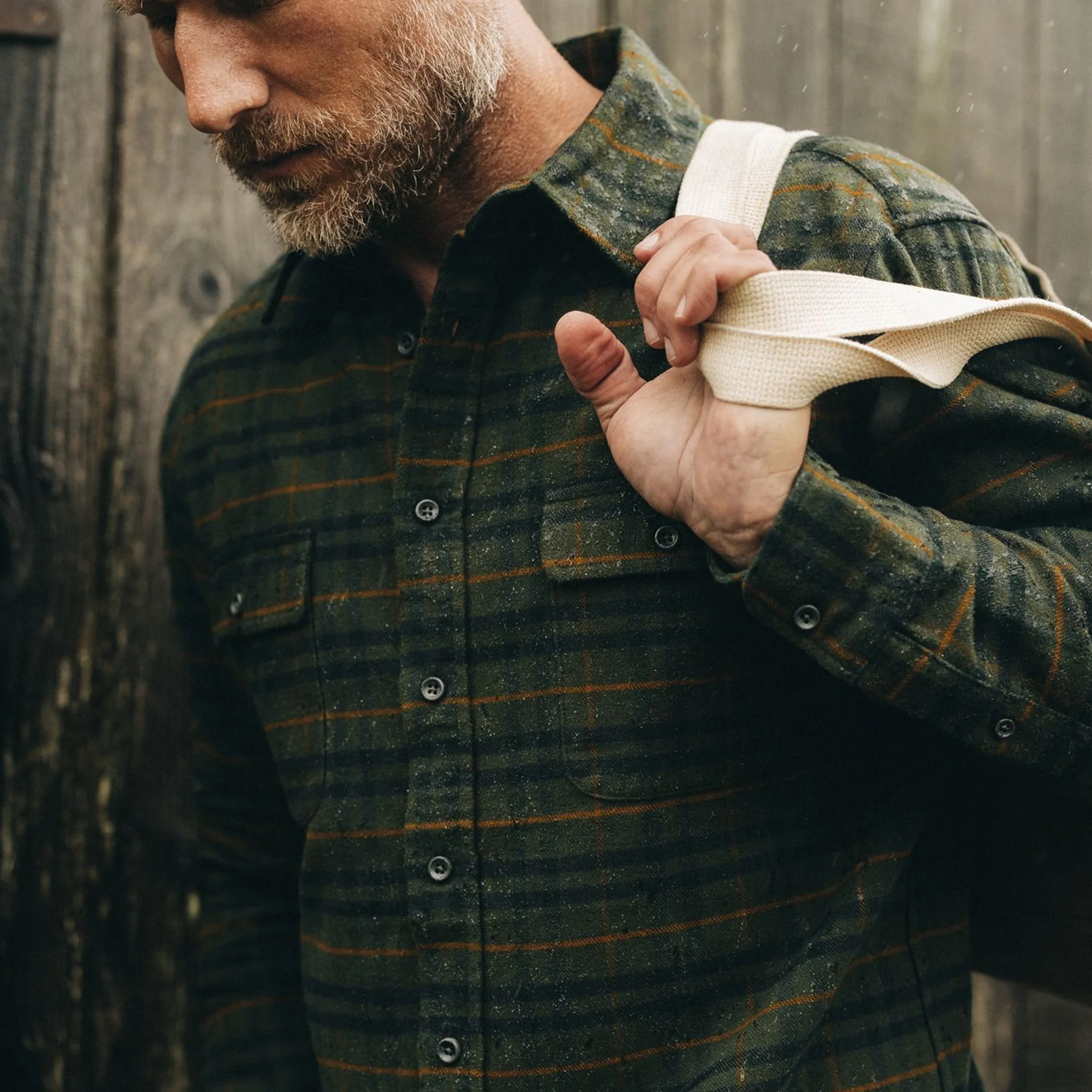 The Yosemite Shirt in Dark Forest Plaid - Image 3