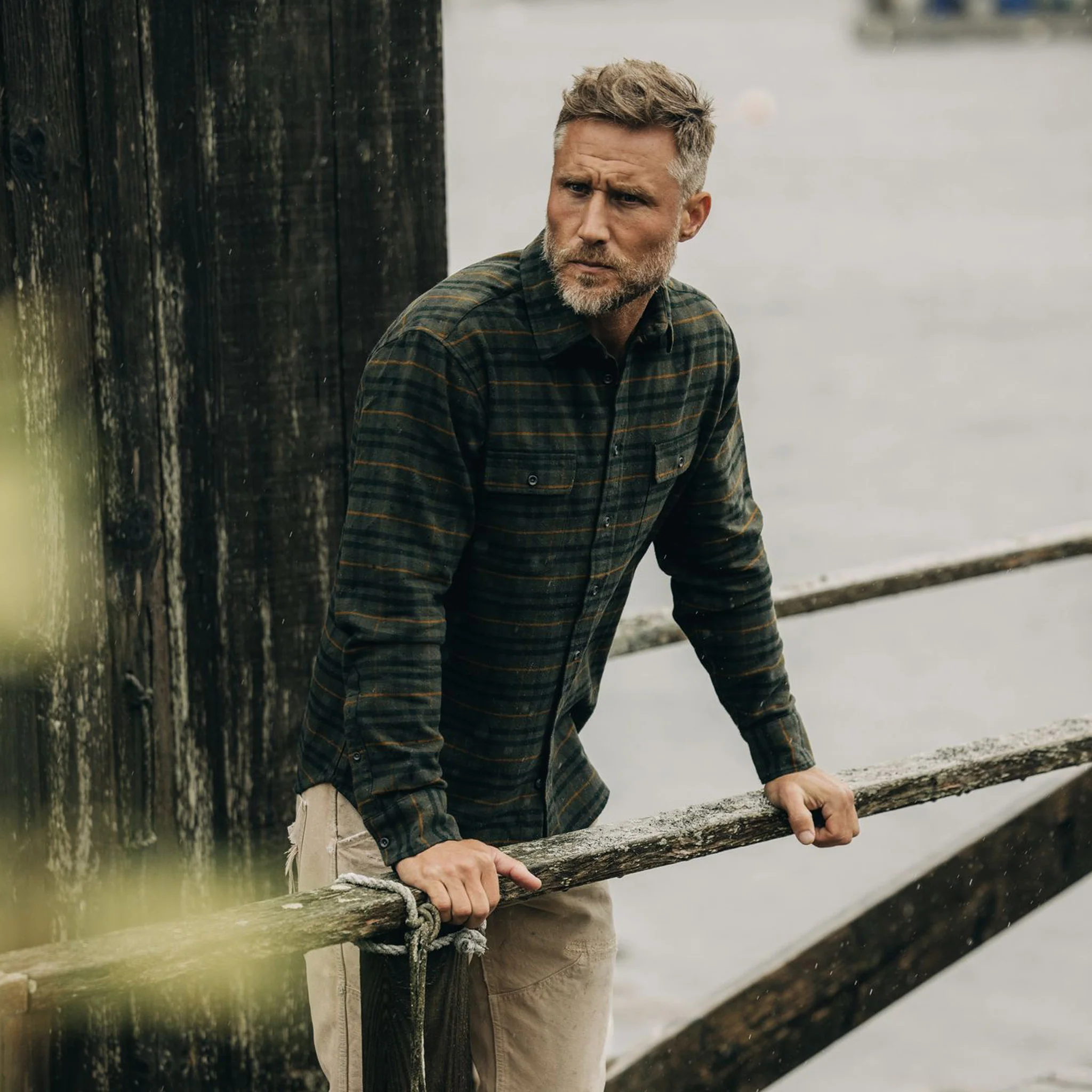The Yosemite Shirt in Dark Forest Plaid - Image 4