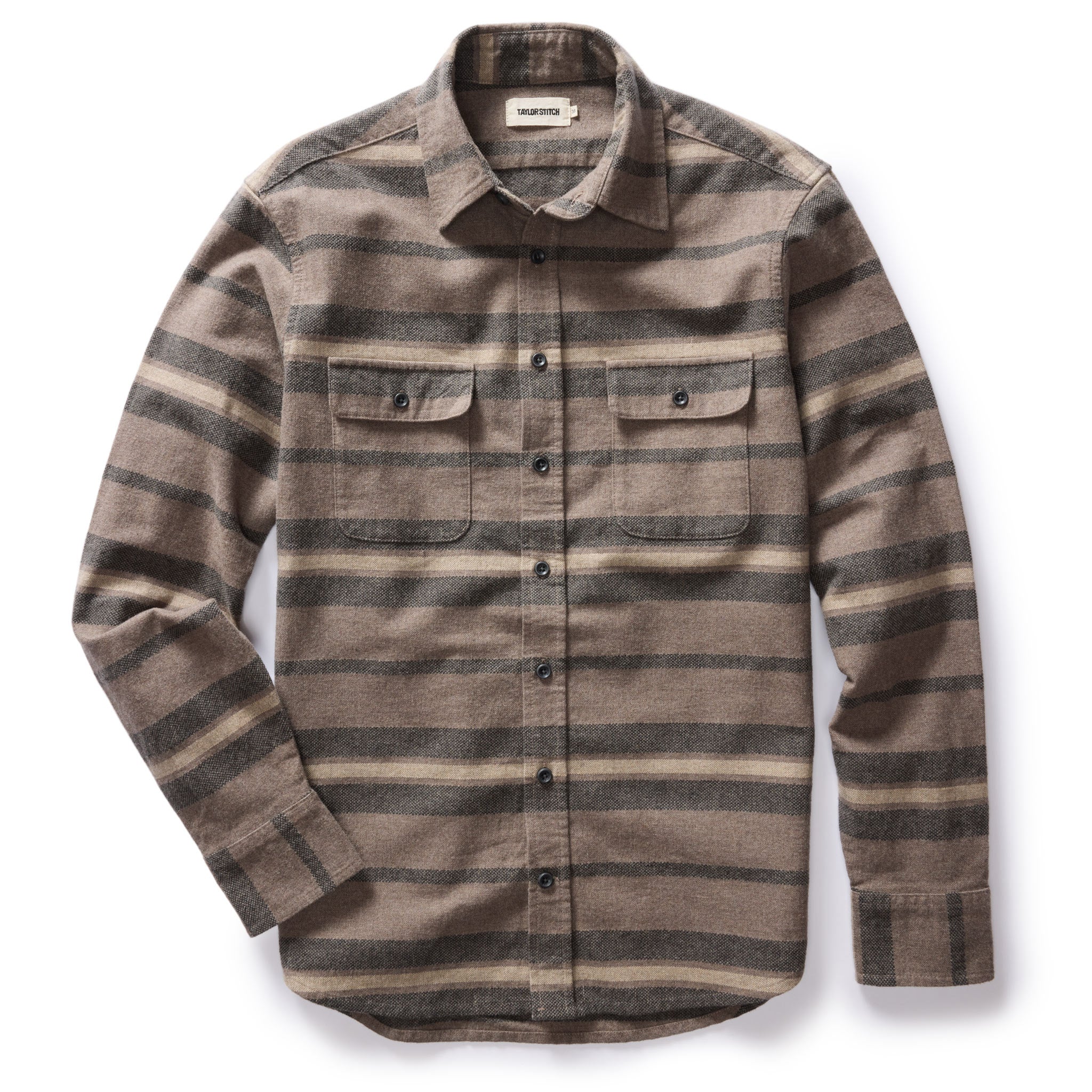 The Yosemite Shirt in Graystone Heather Stripe - Image 5