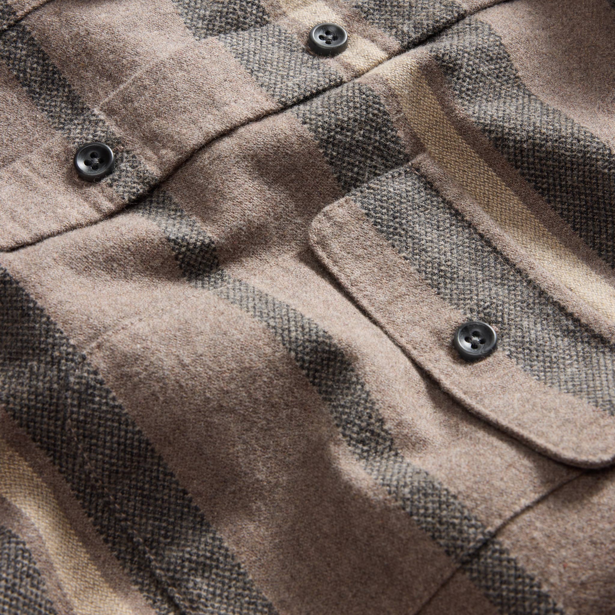 The Yosemite Shirt in Graystone Heather Stripe - Image 7