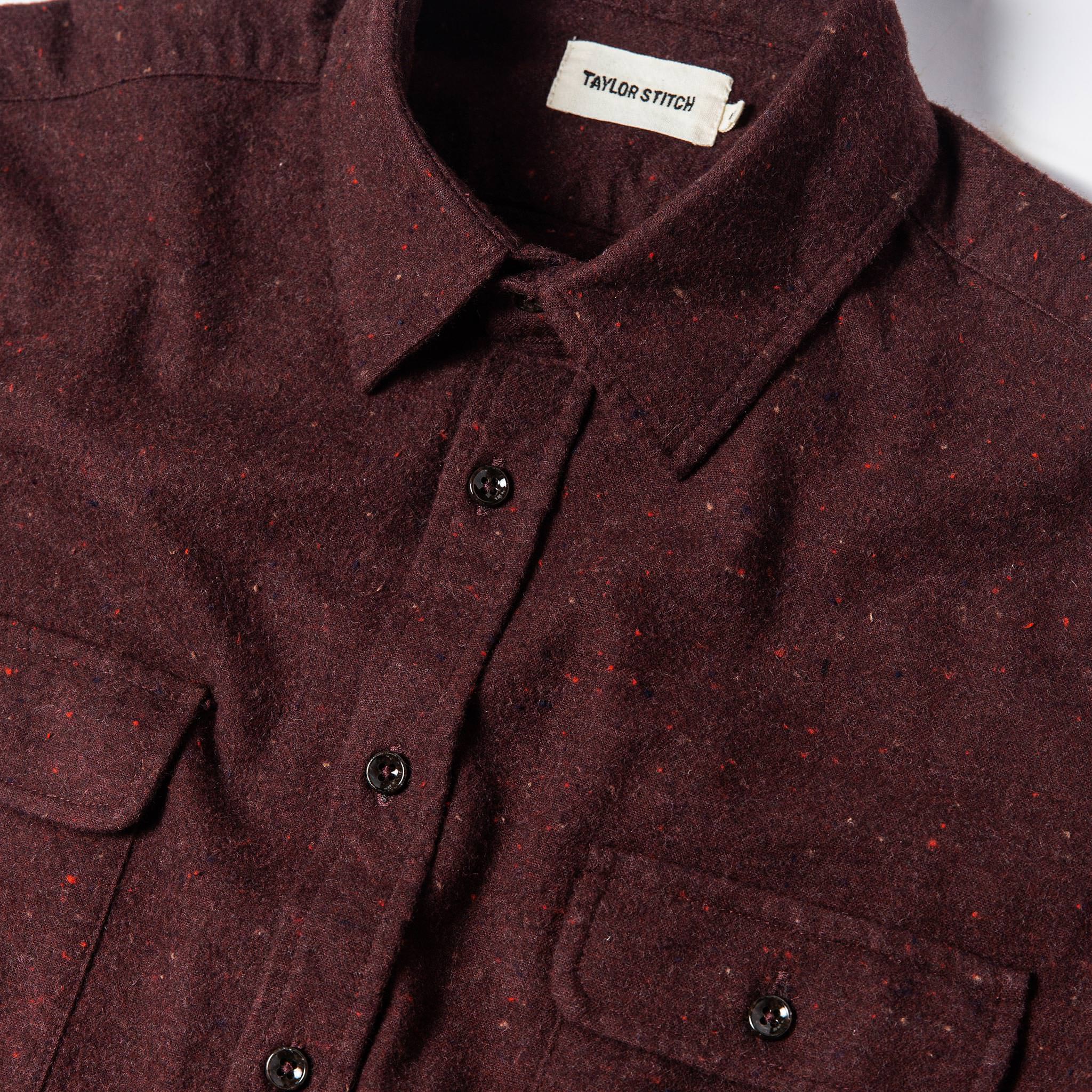 The Yosemite Shirt in Nutmeg Donegal - Image 6