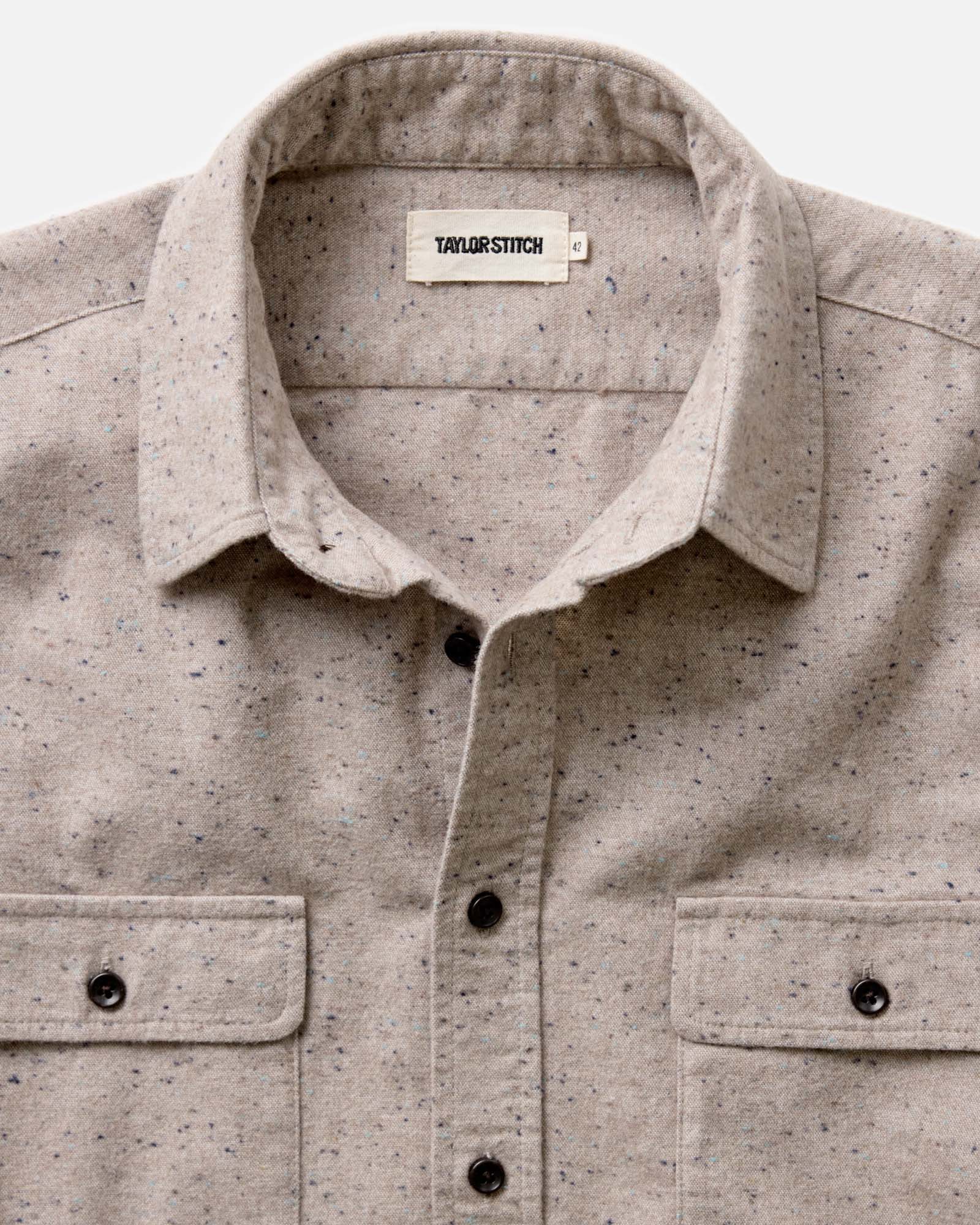 The Yosemite Shirt in Oat Donegal - Image 5